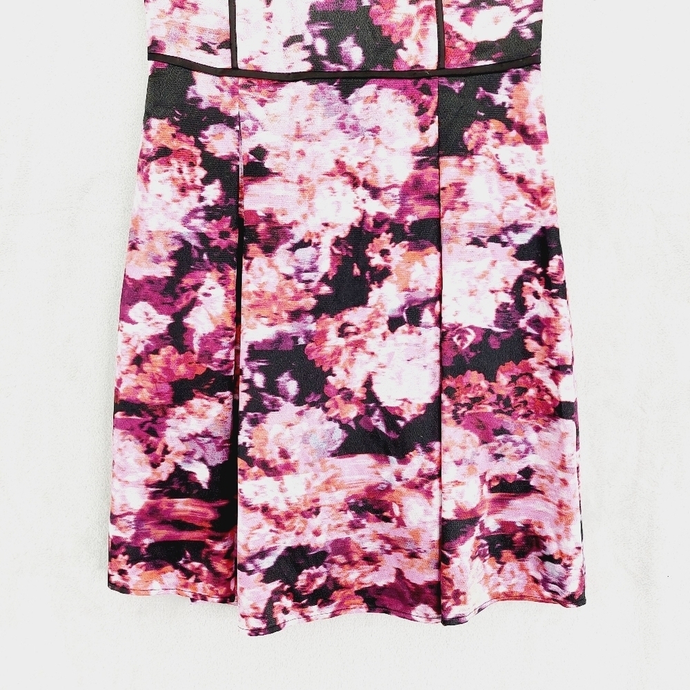 Robert Rodriguez Erika Printed Abstract Fit & Flare A-Line Dress P4472 View 3